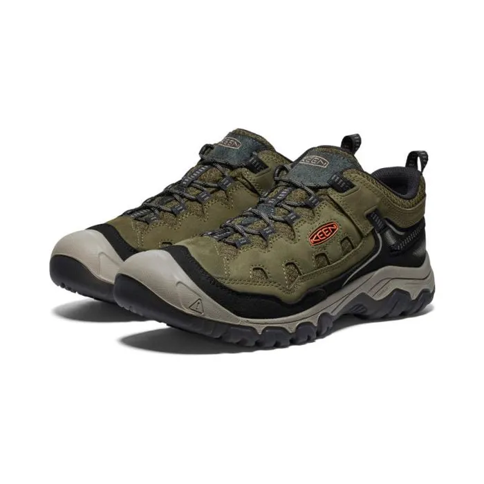 Targhee IV Vent Dark OliveGold Flame Leather Hiking Shoe Men KEEN Shoes Targhee IV Vent Dark OliveGold Flame Leather Hiking Shoe Men KEEN Shoes