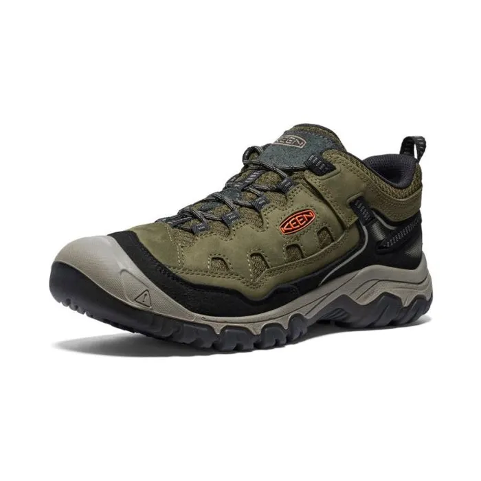 Targhee IV Vent Dark OliveGold Flame Leather Hiking Shoe Men KEEN Shoes Targhee IV Vent Dark OliveGold Flame Leather Hiking Shoe Men KEEN Shoes