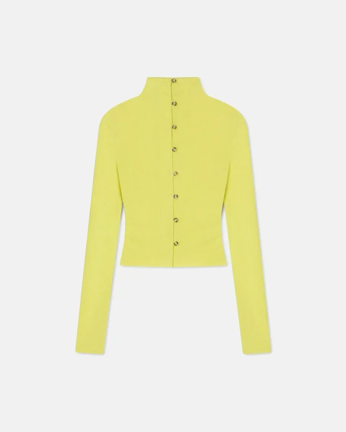 Teddie Lime Superfine Merino Women Nanushka Tops Teddie Lime Superfine Merino Women Nanushka Tops