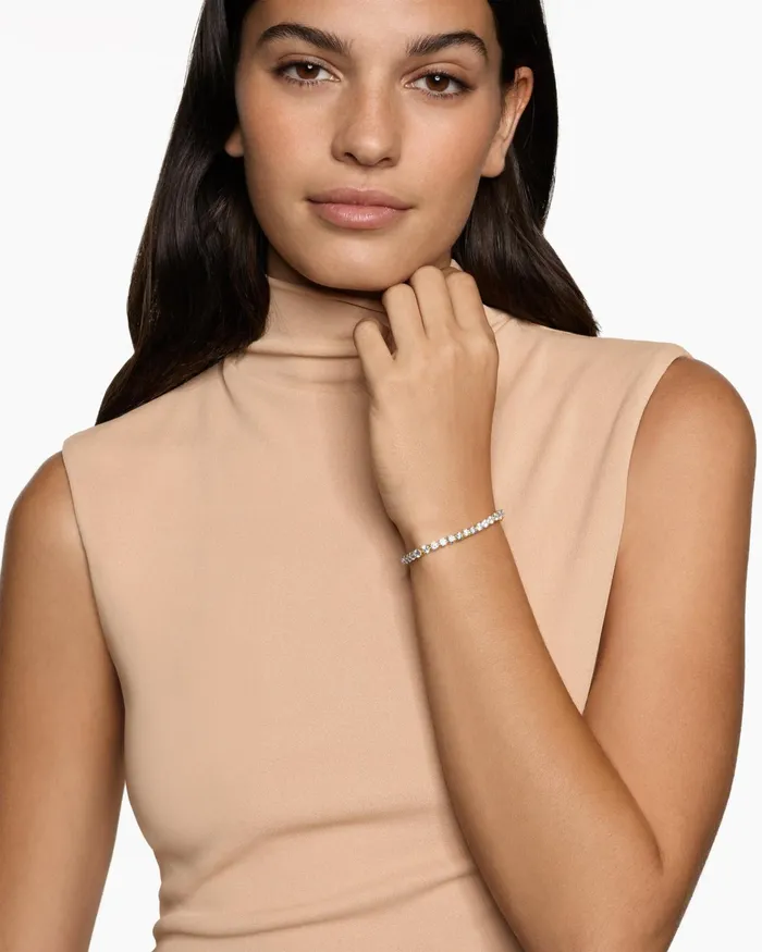 Tennis Bracelet In 18K Yellow Gold With Diamonds 4mm Women David Yurman Chain Tennis Bracelet In 18K Yellow Gold With Diamonds 4mm Women David Yurman Chain