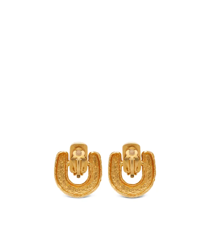 TOM FORD Jewelry Women BRASS COSMOS EARRINGS Vintage Gold TOM FORD Jewelry Women BRASS COSMOS EARRINGS Vintage Gold