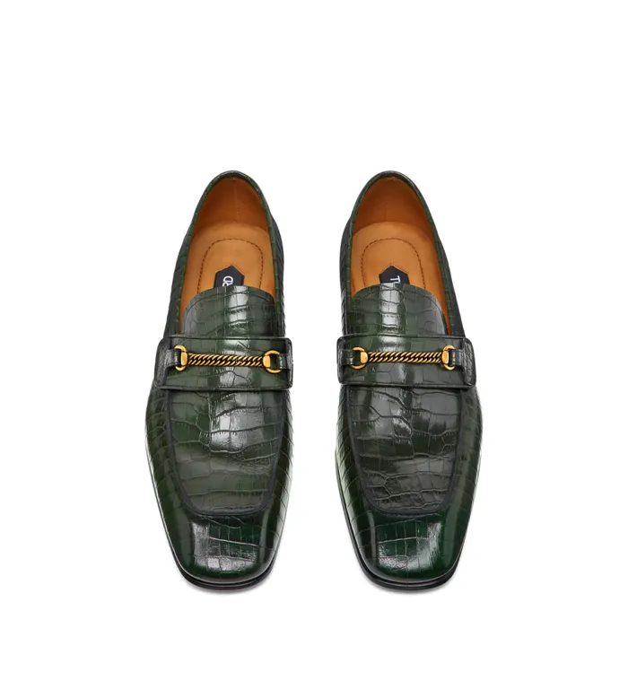 TOM FORD Loafers Men PRINTED CROC BAILEY CHAIN LOAFER TOM FORD Loafers Men PRINTED CROC BAILEY CHAIN LOAFER