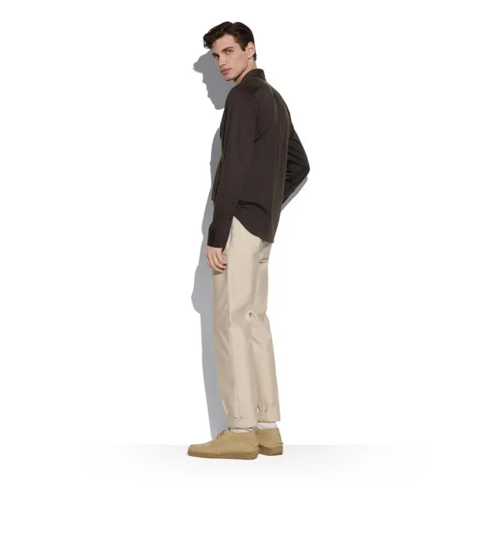 TOM FORD Pants and Shorts Men MILITARY COTTON CHINO Rock TOM FORD Pants and Shorts Men MILITARY COTTON CHINO Rock