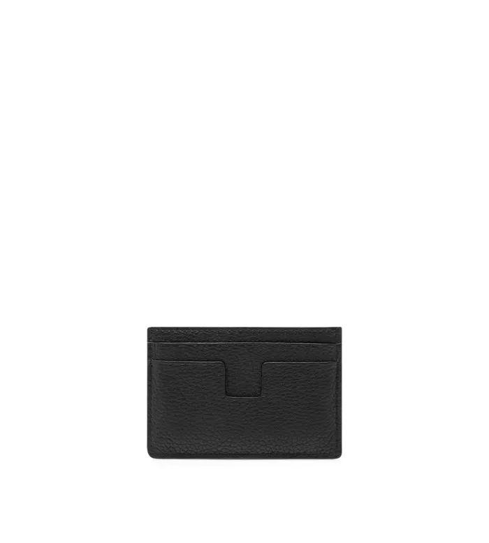 TOM FORD Small Leather Goods Men GRAIN LEATHER CLASSIC CARDHOLDER Black TOM FORD Small Leather Goods Men GRAIN LEATHER CLASSIC CARDHOLDER Black