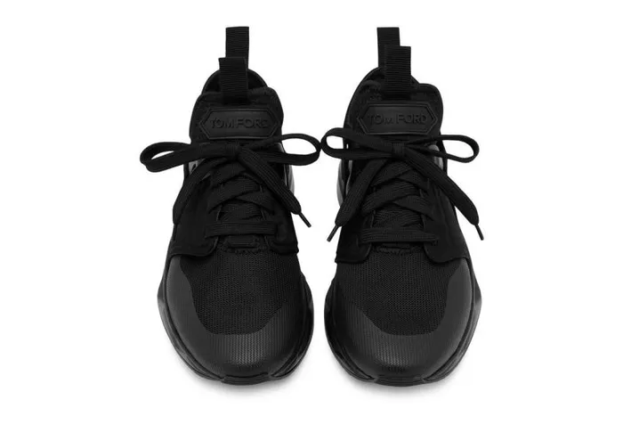 TOM FORD Sneakers Men NEOPRENE SUEDE JAGO SNEAKER Black Black TOM FORD Sneakers Men NEOPRENE SUEDE JAGO SNEAKER Black Black