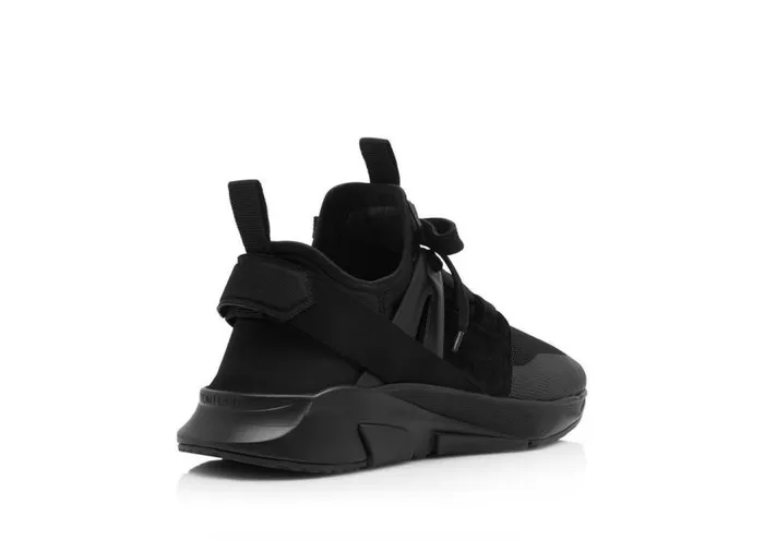 TOM FORD Sneakers Men NEOPRENE SUEDE JAGO SNEAKER Black Black TOM FORD Sneakers Men NEOPRENE SUEDE JAGO SNEAKER Black Black