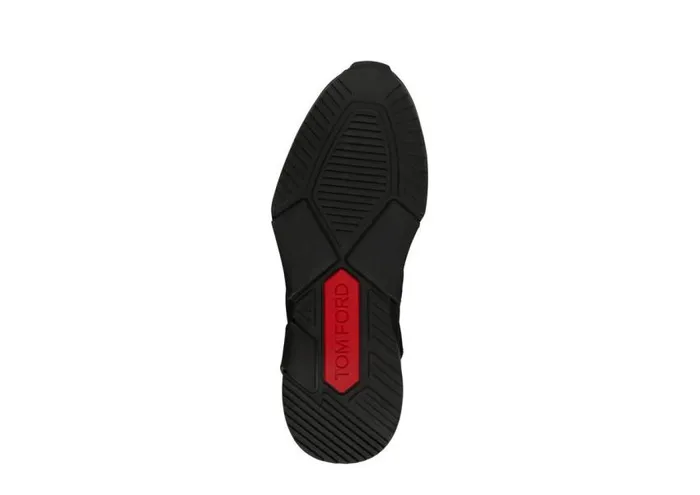 TOM FORD Sneakers Men NEOPRENE SUEDE JAGO SNEAKER Black Black TOM FORD Sneakers Men NEOPRENE SUEDE JAGO SNEAKER Black Black