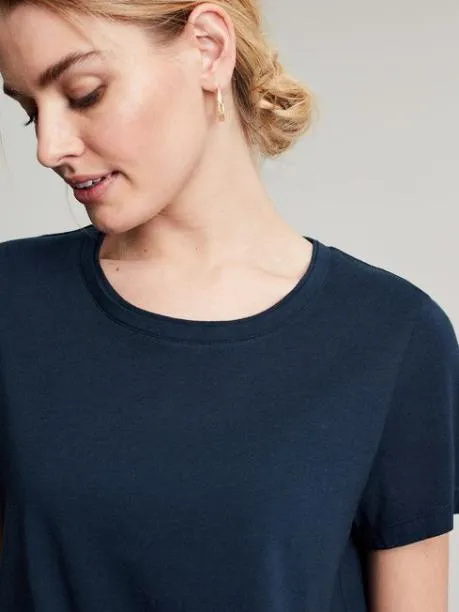 Tops and TShirts Women Joules Navy Blue Crew TShirt