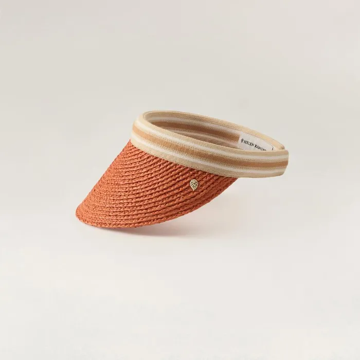 Visors Hats Helen Kaminski Bianca Sunset Nougat Stripe