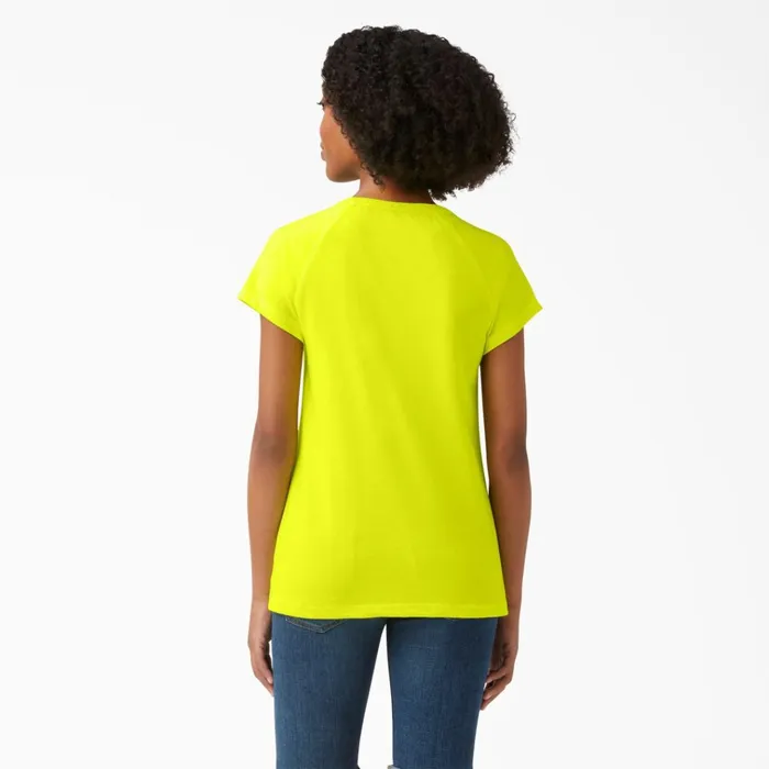 Women039s Cooling Short Sleeve Pocket TShirt Bright Yellow Bright Yellow bwd Women Dickies TShirts Women039s Cooling Short Sleeve Pocket TShirt Bright Yellow Bright Yellow bwd Women Dickies TShirts