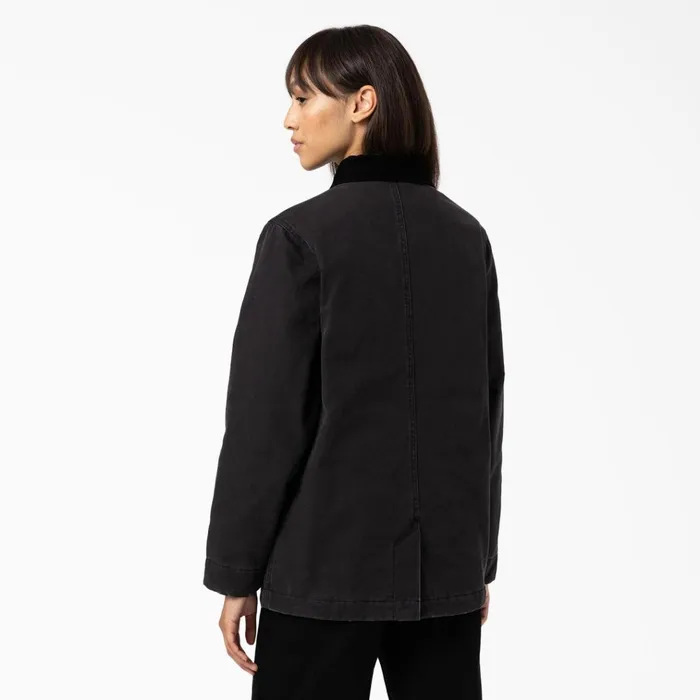 Women039s Duck Canvas Chore Coat Black Black bkx Women Dickies Coats and Jackets Women039s Duck Canvas Chore Coat Black Black bkx Women Dickies Coats and Jackets