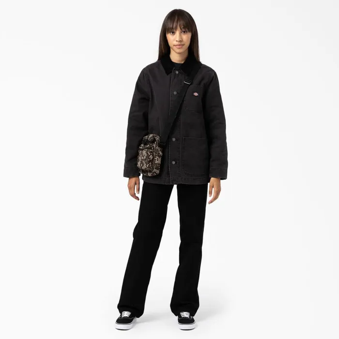 Women039s Duck Canvas Chore Coat Black Black bkx Women Dickies Coats and Jackets Women039s Duck Canvas Chore Coat Black Black bkx Women Dickies Coats and Jackets