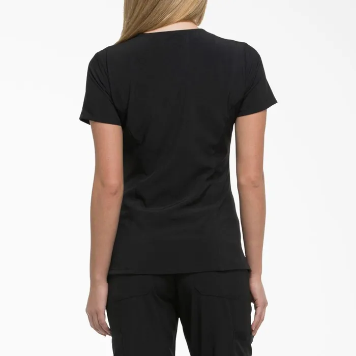Women039s EDS Essentials VNeck Scrub Top Black Black blk Women Dickies Scrubs Women039s EDS Essentials VNeck Scrub Top Black Black blk Women Dickies Scrubs