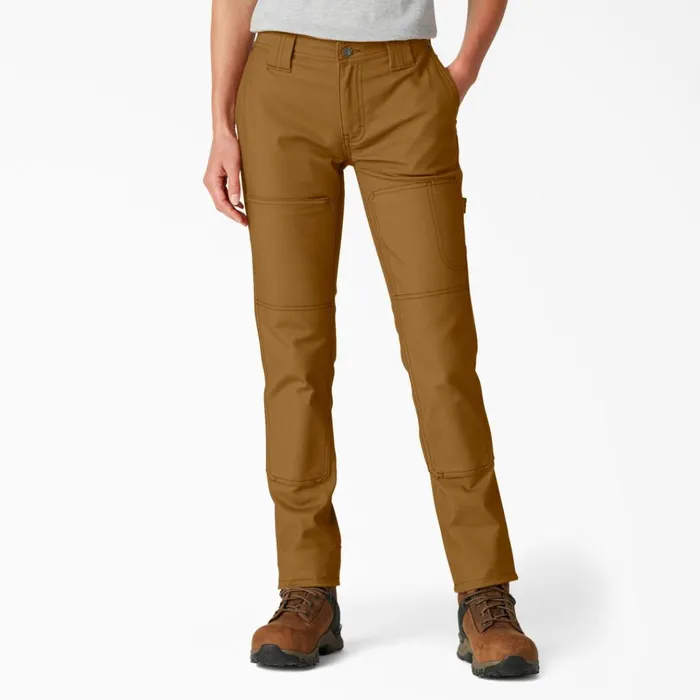 Women039s FLEX DuraTech Straight Fit Pants Brown Duck Brown Duck bd Women Dickies Carpenter Women039s FLEX DuraTech Straight Fit Pants Brown Duck Brown Duck bd Women Dickies Carpenter