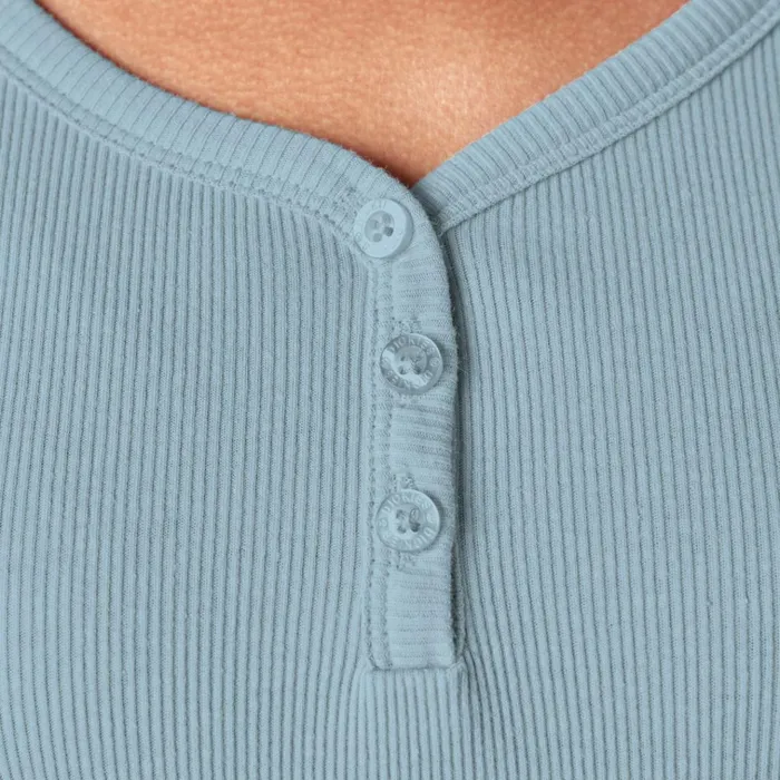 Women039s Henley Long Sleeve Shirt Clear Blue Clear Blue eu Women Dickies Work Tops Women039s Henley Long Sleeve Shirt Clear Blue Clear Blue eu Women Dickies Work Tops