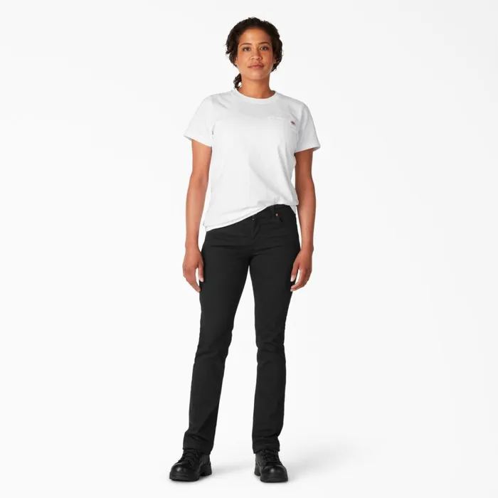 Women039s Perfect Shape Straight Fit Jeans Rinsed Black Rinsed Black rbk Women Dickies Jeans Women039s Perfect Shape Straight Fit Jeans Rinsed Black Rinsed Black rbk Women Dickies Jeans