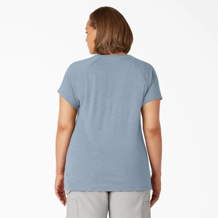 Women039s Plus Cooling Short Sleeve Pocket TShirt Fog Blue Fog Blue fe Women Dickies Hi Vis Women039s Plus Cooling Short Sleeve Pocket TShirt Fog Blue Fog Blue fe Women Dickies Hi Vis