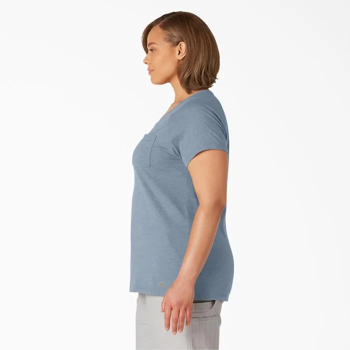 Women039s Plus Cooling Short Sleeve Pocket TShirt Fog Blue Fog Blue fe Women Dickies Hi Vis Women039s Plus Cooling Short Sleeve Pocket TShirt Fog Blue Fog Blue fe Women Dickies Hi Vis