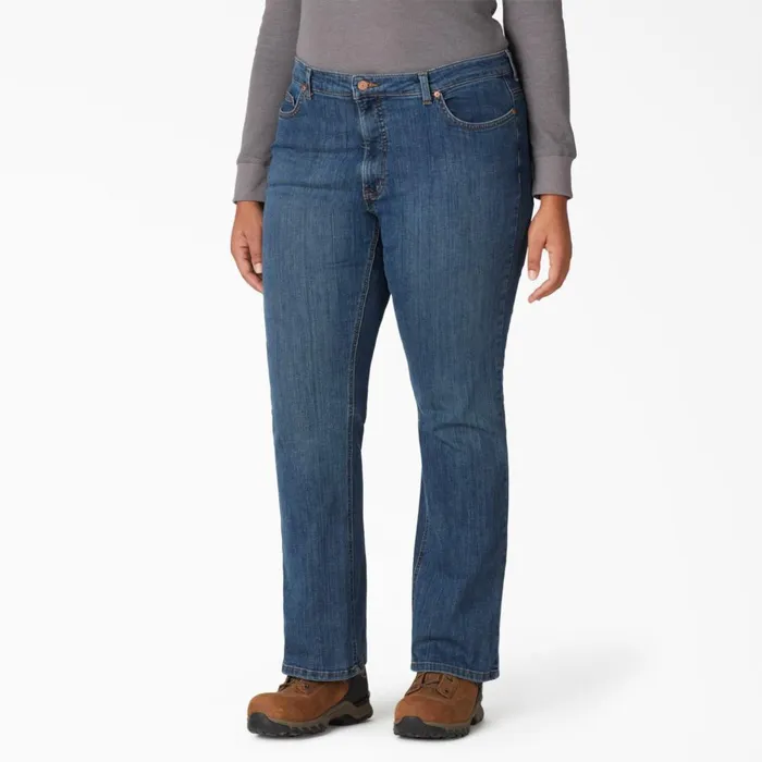 Women039s Plus Perfect Shape Bootcut Jeans Stonewashed Indigo Blue Stonewashed Indigo Blue snb Women Dickies Jeans Women039s Plus Perfect Shape Bootcut Jeans Stonewashed Indigo Blue Stonewashed Indigo Blue snb Women Dickies Jeans