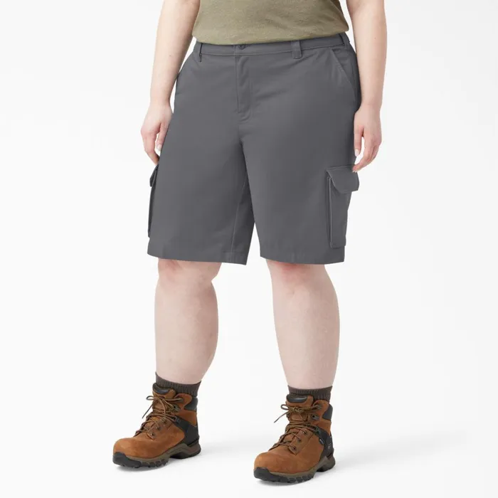 Women039s Plus Relaxed Fit Cargo Shorts 11034 Graphite Gray Graphite Gray ga Women Dickies Work Shorts Women039s Plus Relaxed Fit Cargo Shorts 11034 Graphite Gray Graphite Gray ga Women Dickies Work Shorts