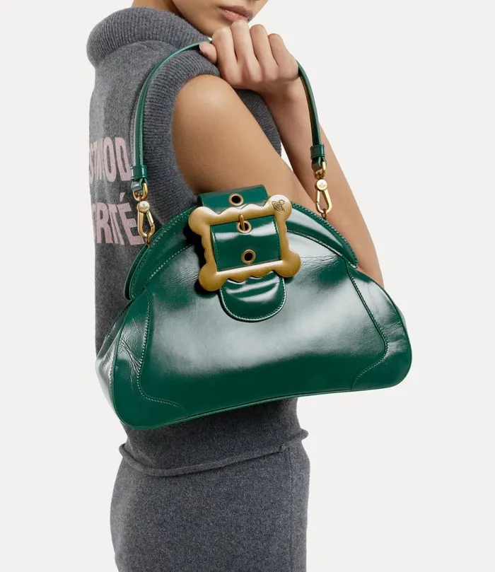 Women Amy Shoulder Bag Green Vivienne Westwood Handbags Women Amy Shoulder Bag Green Vivienne Westwood Handbags