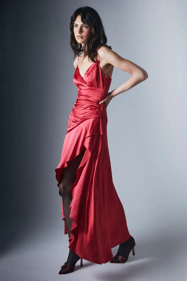Women Bardot Occasion Dresses Sorella Midi Dress In Wine