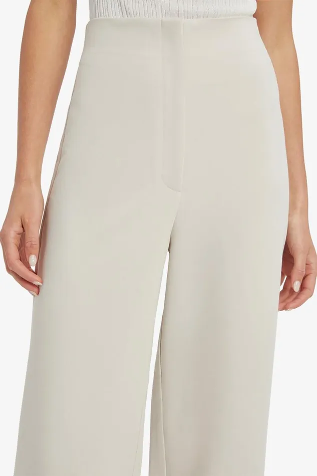 Women Bardot Pants Anna Mid Waist Tailored Pant In Orchid White Women Bardot Pants Anna Mid Waist Tailored Pant In Orchid White