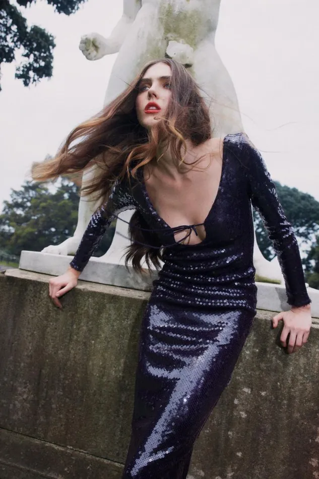 Women Bardot Party Dresses Verona Sequin Maxi Dress In Purple Women Bardot Party Dresses Verona Sequin Maxi Dress In Purple