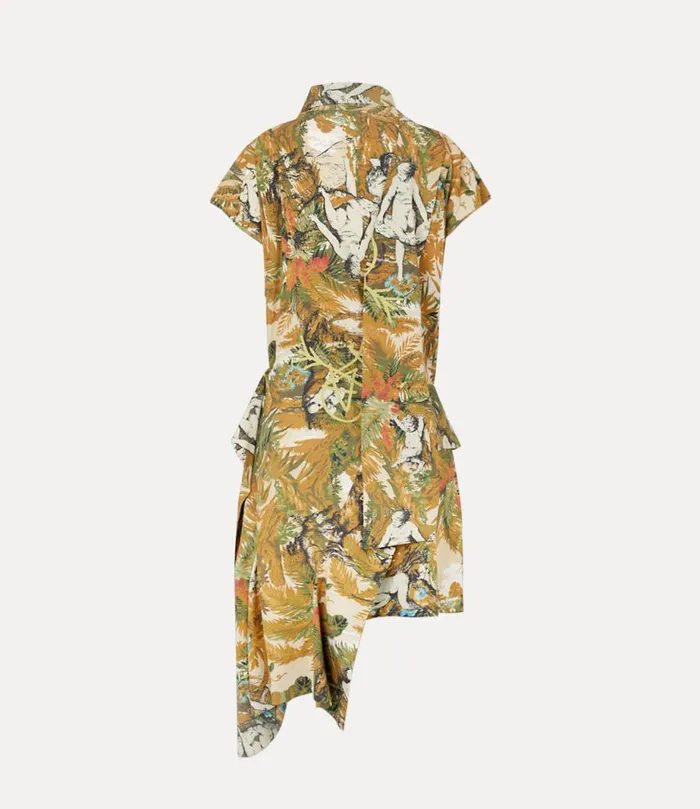 Women Baroness Bib Dress Jungleprint Vivienne Westwood Dresses Women Baroness Bib Dress Jungleprint Vivienne Westwood Dresses