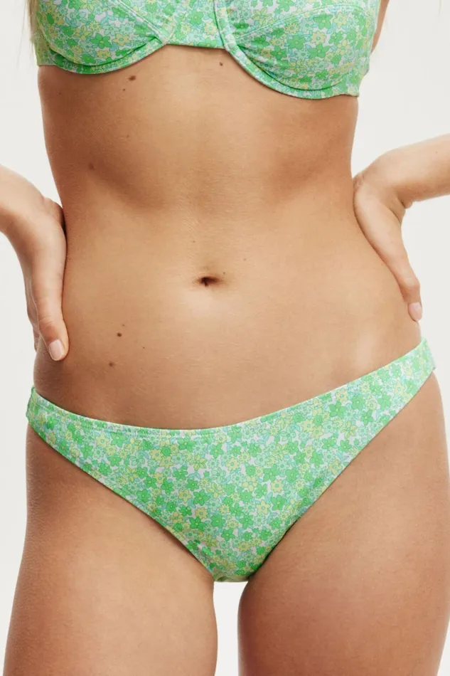 Women Bikinis Cotton On Full Bikini Bottom Georgette Floral Greens Women Bikinis Cotton On Full Bikini Bottom Georgette Floral Greens