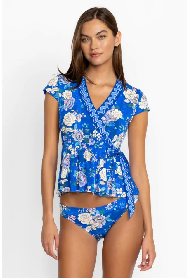 Women Blue Dove Hipster Bottom Blue Dove Johnny Was Swim and Resort