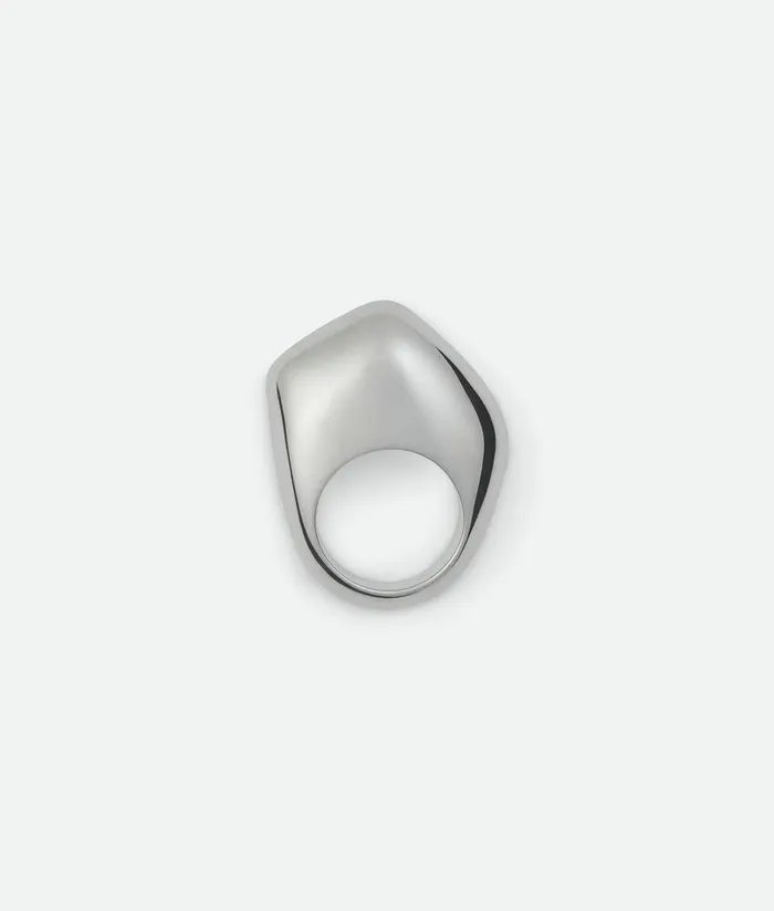 Women Bottega Veneta Rings Fin Ring Silver