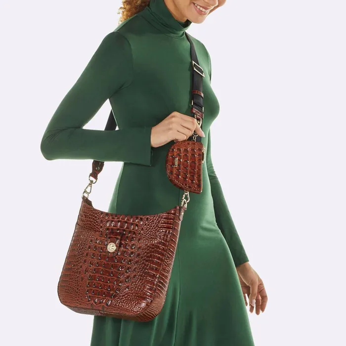 Women Brahmin Crossbodies Leia Chrome Melbourne Women Brahmin Crossbodies Leia Chrome Melbourne