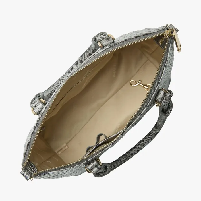 Women Brahmin Satchels Duxbury Satchel Charcoal Zinnia Women Brahmin Satchels Duxbury Satchel Charcoal Zinnia
