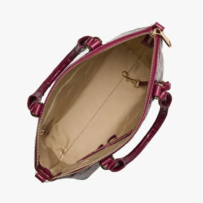Women Brahmin Satchels Duxbury Satchel Sugar Plum Lententide Women Brahmin Satchels Duxbury Satchel Sugar Plum Lententide