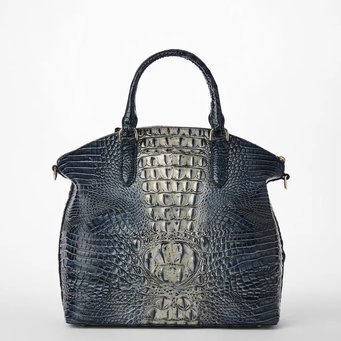 Women Brahmin Satchels Large Duxbury Satchel Twilight Blue Ombre Women Brahmin Satchels Large Duxbury Satchel Twilight Blue Ombre