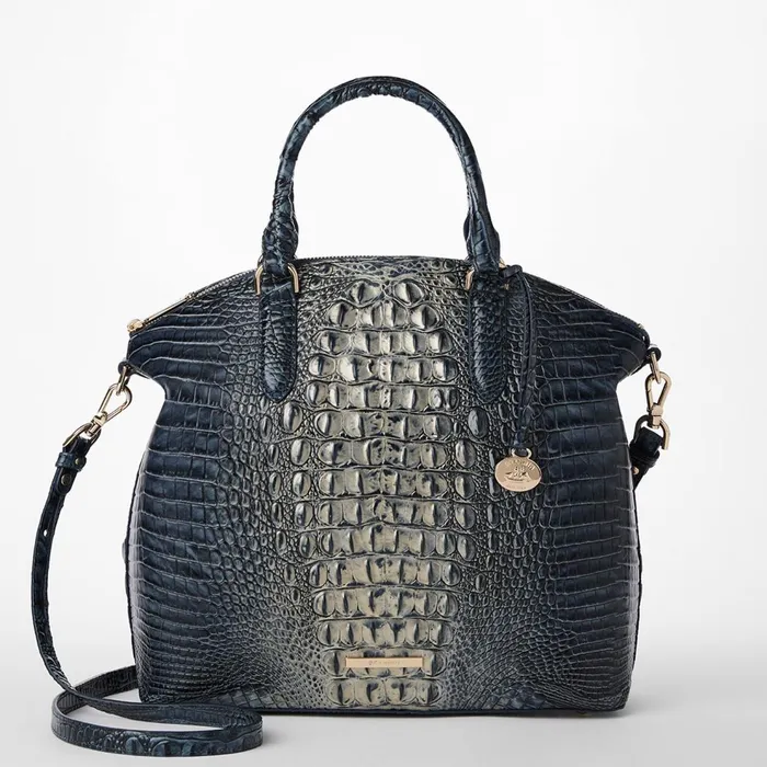 Women Brahmin Satchels Large Duxbury Satchel Twilight Blue Ombre Women Brahmin Satchels Large Duxbury Satchel Twilight Blue Ombre