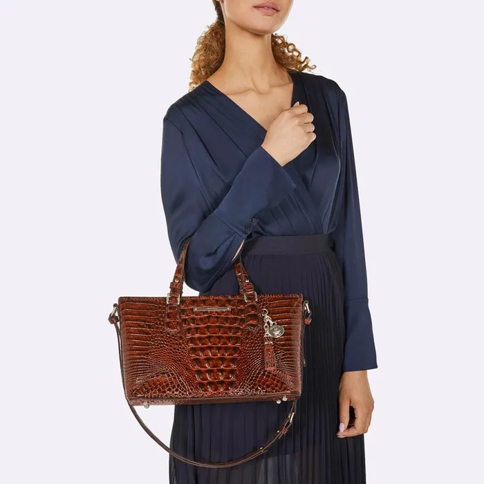 Women Brahmin Satchels Mini Asher Black Melbourne Women Brahmin Satchels Mini Asher Black Melbourne