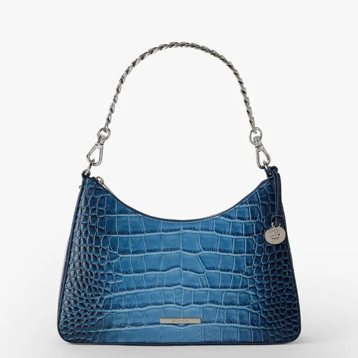 Women Brahmin Shoulder Bags Mod Esme Heavenly Blue Lumeria Women Brahmin Shoulder Bags Mod Esme Heavenly Blue Lumeria