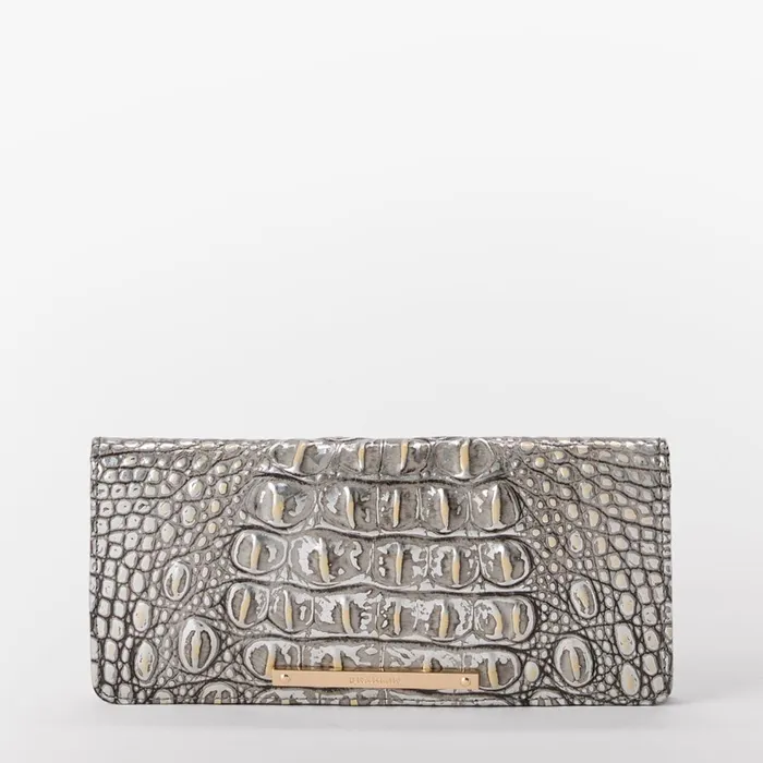 Women Brahmin Wallets and Wristlets Ady Wallet Chrome Melbourne