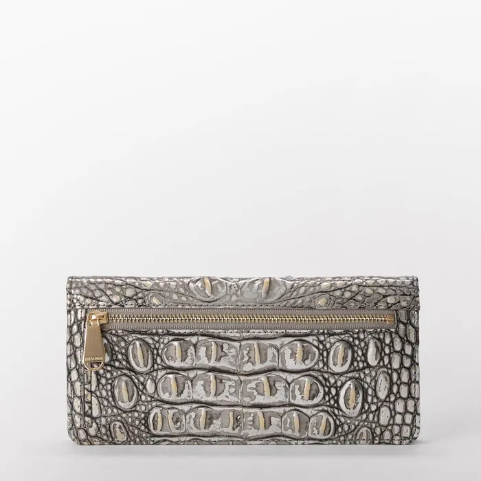 Women Brahmin Wallets and Wristlets Ady Wallet Chrome Melbourne Women Brahmin Wallets and Wristlets Ady Wallet Chrome Melbourne