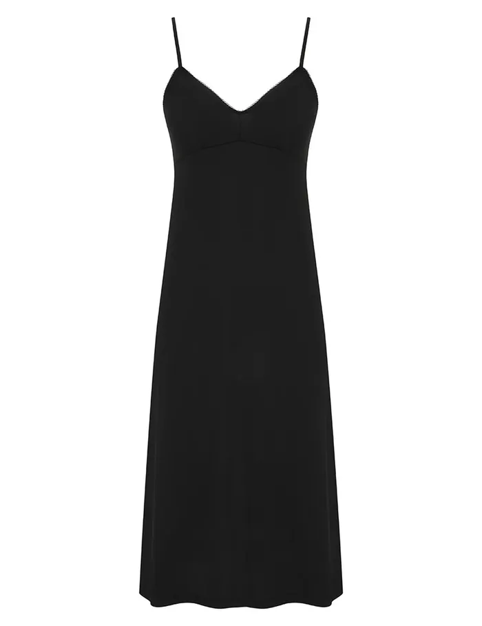 Women Clothing Zimmermann Crush Tie Neck Billow Dress Blackcream Dot