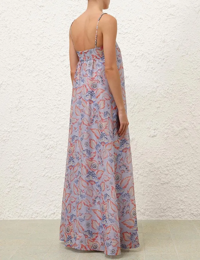 Women Clothing Zimmermann Eden Maxi Dress Sapphire Eden
