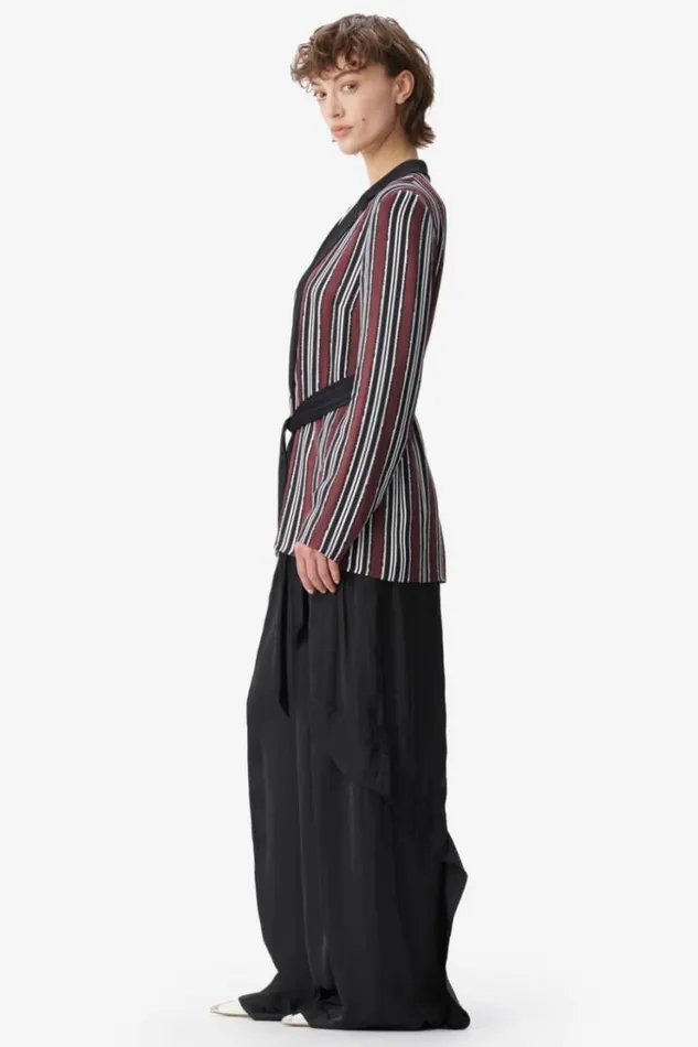 Women Coats and Jackets Lala Berlin Jacket Jella Viscose Shibori Stripe Women Coats and Jackets Lala Berlin Jacket Jella Viscose Shibori Stripe