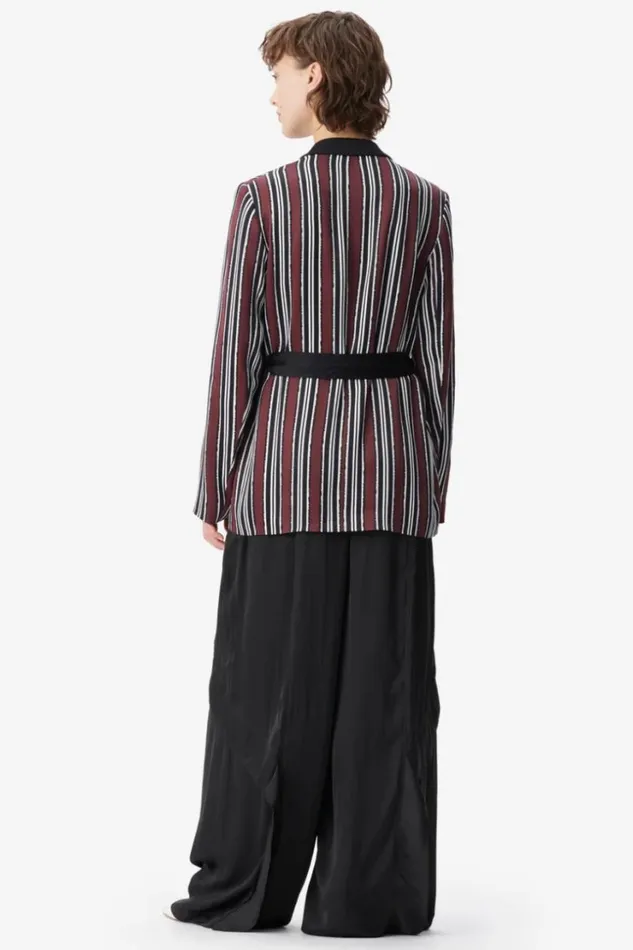 Women Coats and Jackets Lala Berlin Jacket Jella Viscose Shibori Stripe Women Coats and Jackets Lala Berlin Jacket Jella Viscose Shibori Stripe