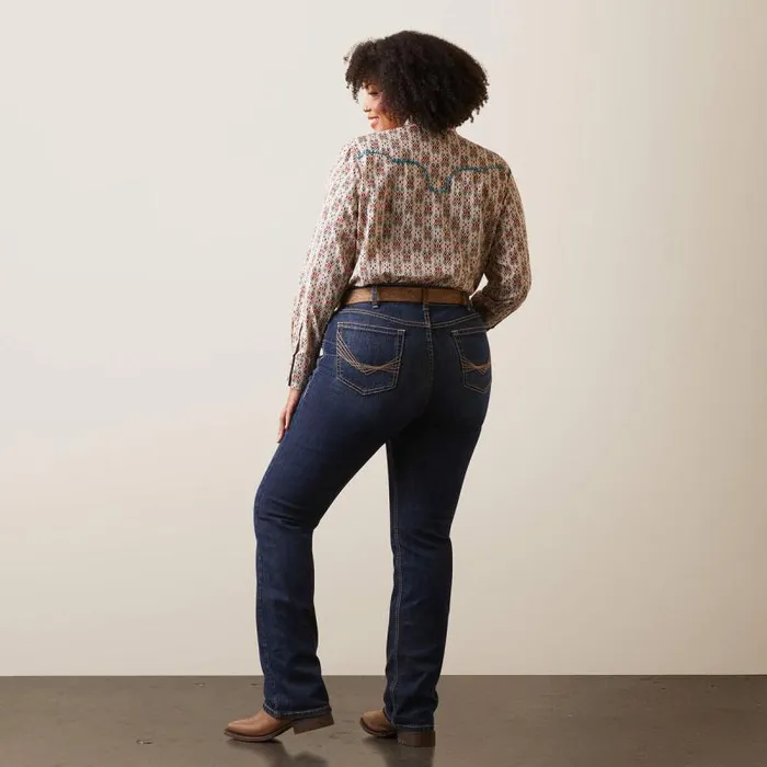 Women Denim Ariat REAL Perfect Rise Greta Straight Jean Midnight Women Denim Ariat REAL Perfect Rise Greta Straight Jean Midnight