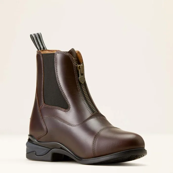 Women English Riding Boots Ariat Devon Zip Paddock Boot Waxed Chocolate Women English Riding Boots Ariat Devon Zip Paddock Boot Waxed Chocolate