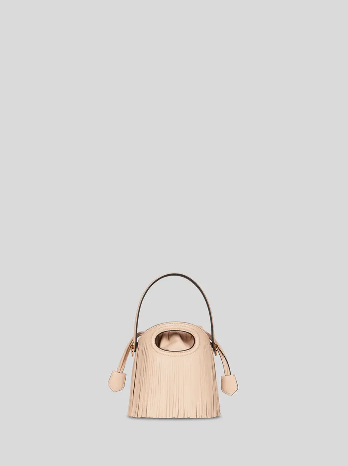 Women Etro Bucket Bags Small Saturno Bag With Fringing Pink Women Etro Bucket Bags Small Saturno Bag With Fringing Pink