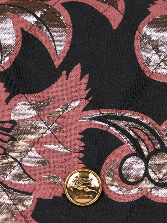 Women Etro Cross Body Bags Jacquard Mini Bond Bag Pink Women Etro Cross Body Bags Jacquard Mini Bond Bag Pink
