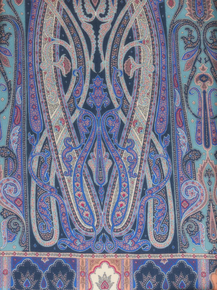 Women Etro Scarves And Silk Fringed Paisley Scarf Navy Blue Women Etro Scarves And Silk Fringed Paisley Scarf Navy Blue